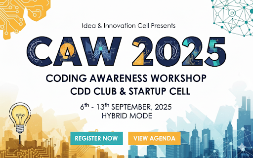 Coding Awareness Workshop 2025 poster